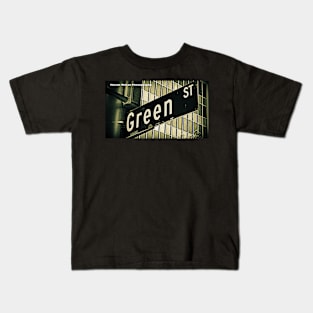 Green Street, Pasadena, California by Mistah Wilson Kids T-Shirt